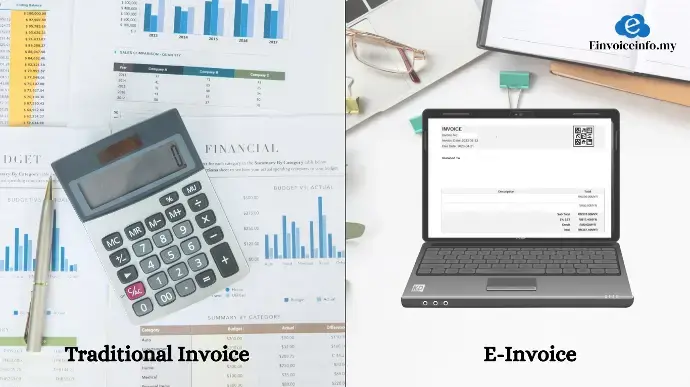 Tradisional invoice vs E-Invoice Tradisional invoice vs E-Invoice